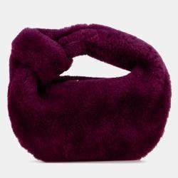 Bottega Purple Mini Shearling
