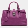 Bottega Purple-Small Napa Shoulder Bag
