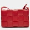 Bottega red Leather Bag