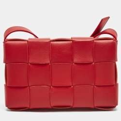 Bottega red Leather Bag