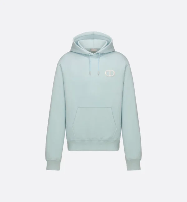 CD Icone – Hoodie Noir-LightBlue