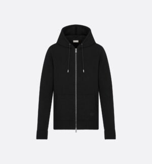 CD Icone – Felpa con Zip Nero