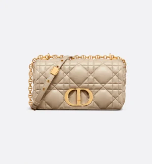 Caro Medium – Noir-Beige Macrocannage CD