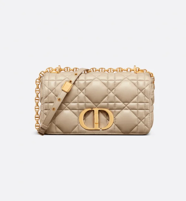 Caro Medium – Noir-Beige Macrocannage CD