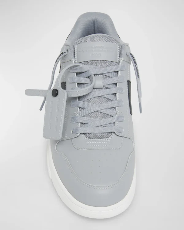 Off-White Mens Leather Sneakers