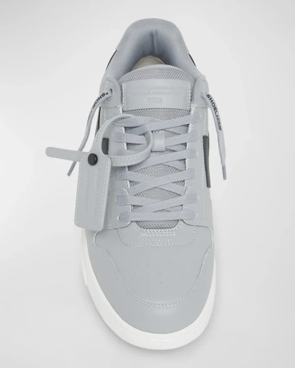 Off-White Mens Leather Sneakers