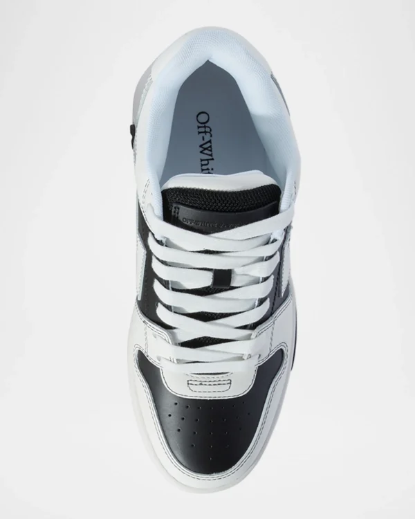 Off-White Mens Leather Sneakers