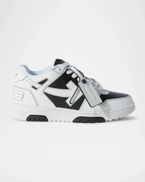 Off-White Mens Leather Sneakers