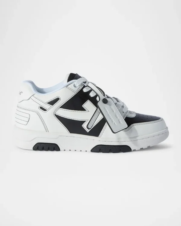 Off-White Mens Leather Sneakers