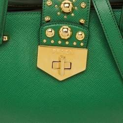 promenade studded satchel