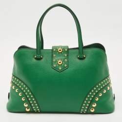 promenade studded satchel