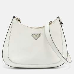 Cropped Luxe Blouson Jacket +White-Brushed-Leather Bag