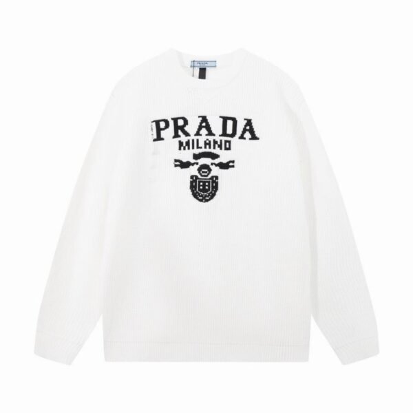 prada striped sweatshirts