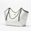 Tote Raffia Maxi-Blanc